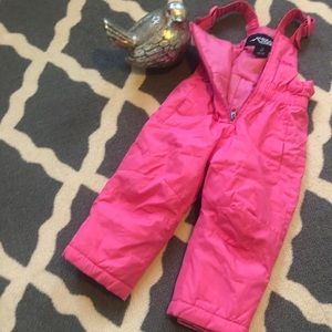 Hot Pink Toddler Snowpants
